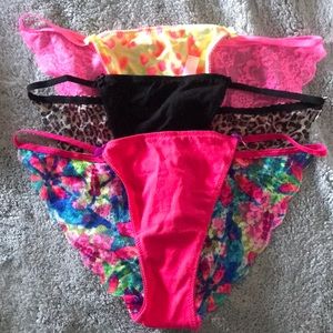 NWT 6 pair PINK panties!